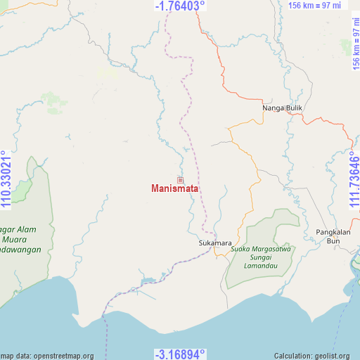 Manismata on map