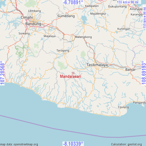 Mandalasari on map