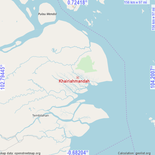 Khairiahmandah on map