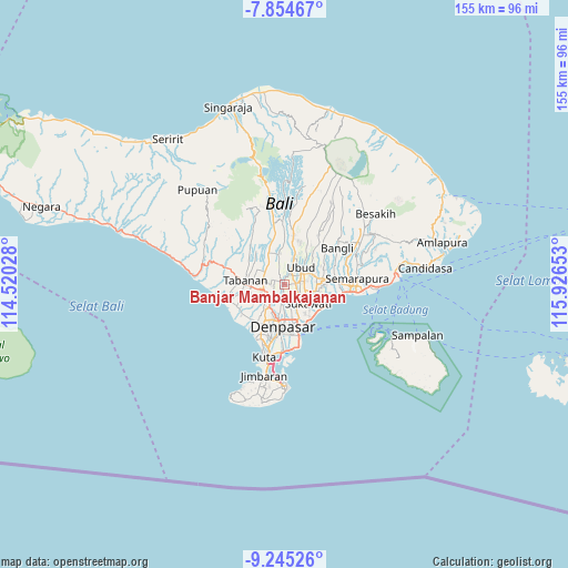 Banjar Mambalkajanan on map