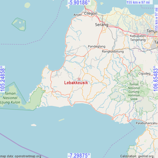 Lebakkeusik on map