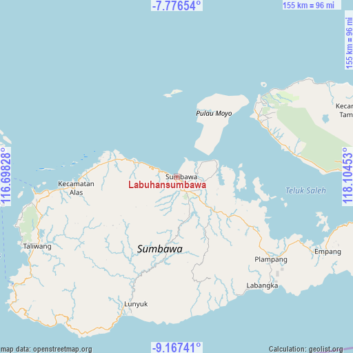 Labuhansumbawa on map