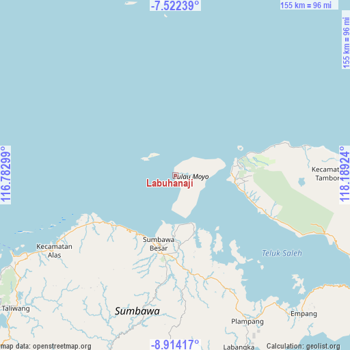 Labuhanaji on map