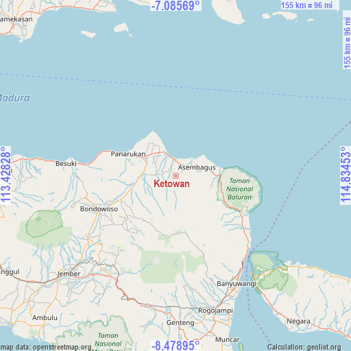 Ketowan on map