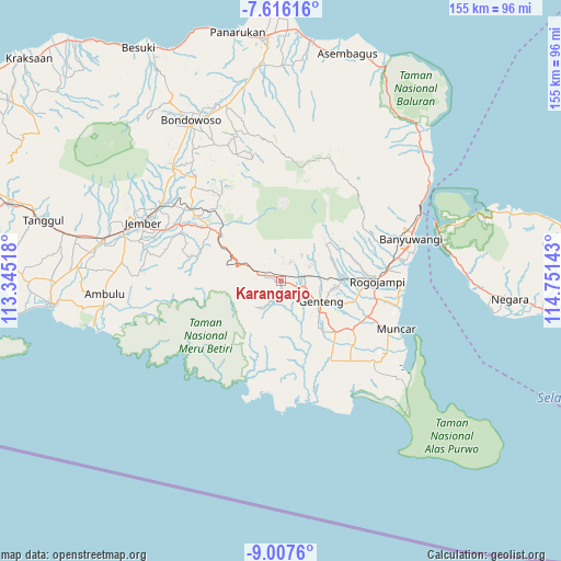 Karangarjo on map