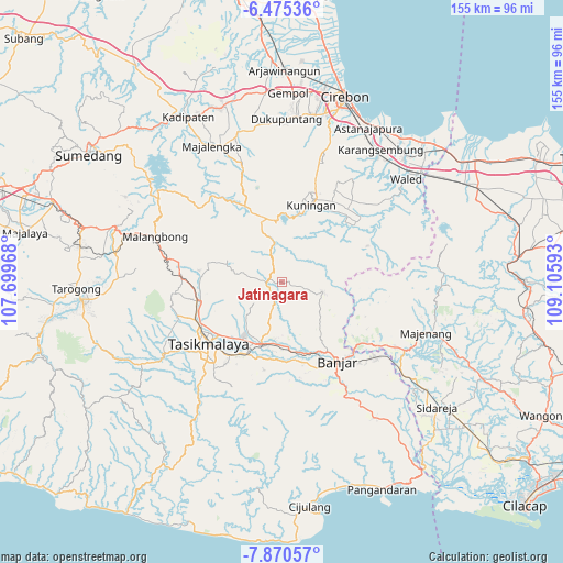 Jatinagara on map