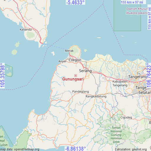 Gunungsari on map