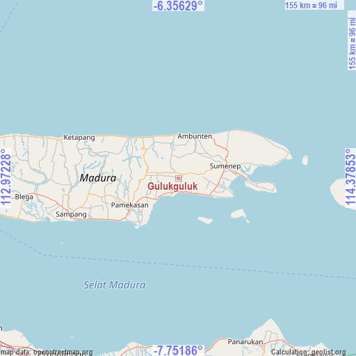 Gulukguluk on map
