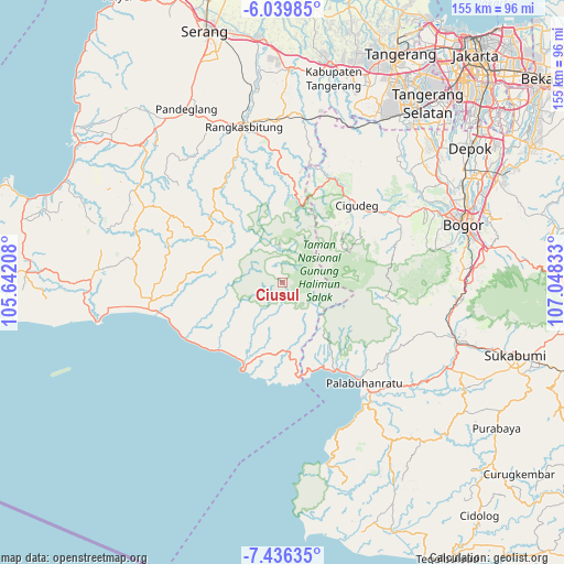 Ciusul on map