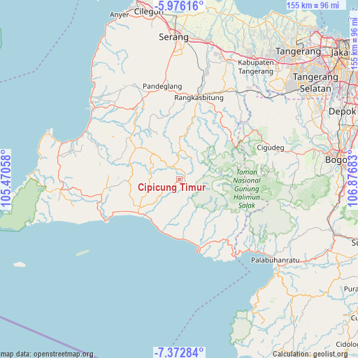 Cipicung Timur on map