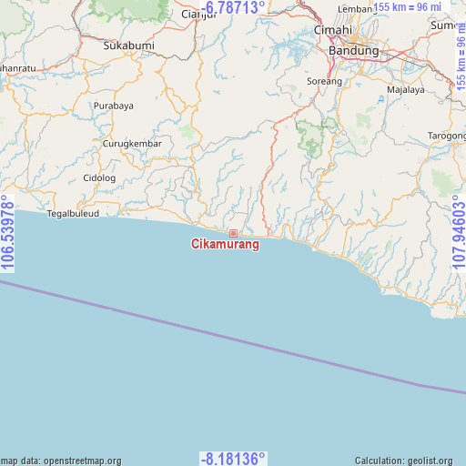 Cikamurang on map