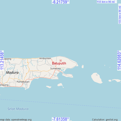 Batuputih on map