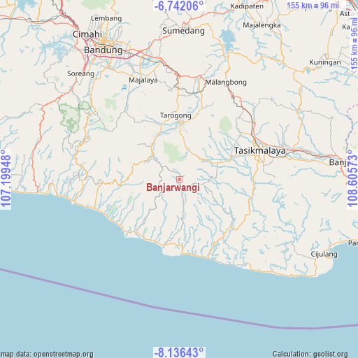 Banjarwangi on map
