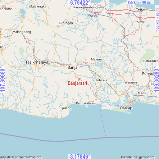 Banjarsari on map