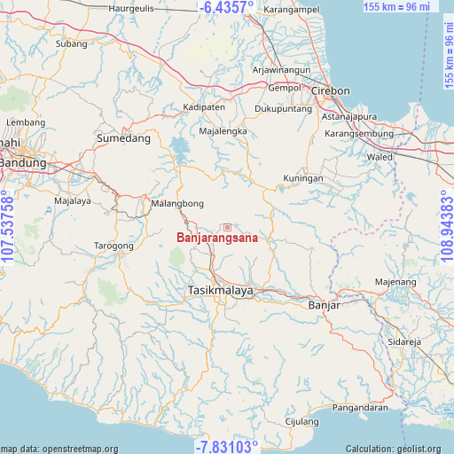 Banjarangsana on map