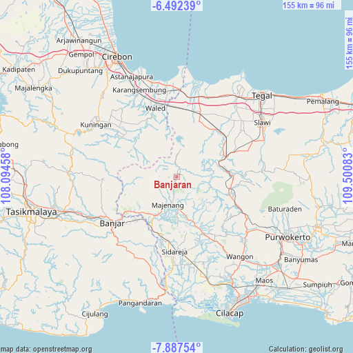 Banjaran on map