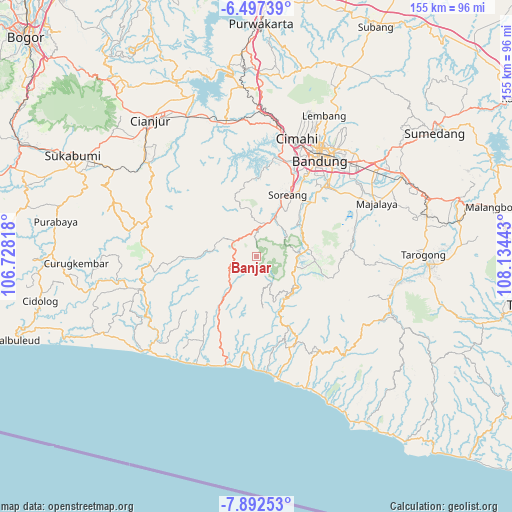 Banjar on map