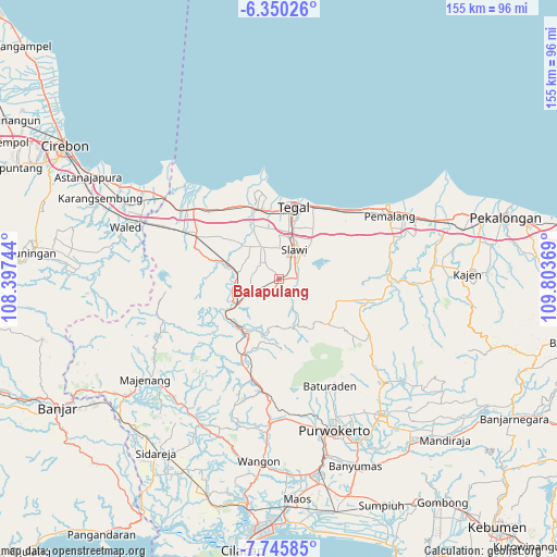 Balapulang on map