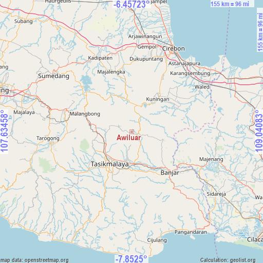 Awiluar on map
