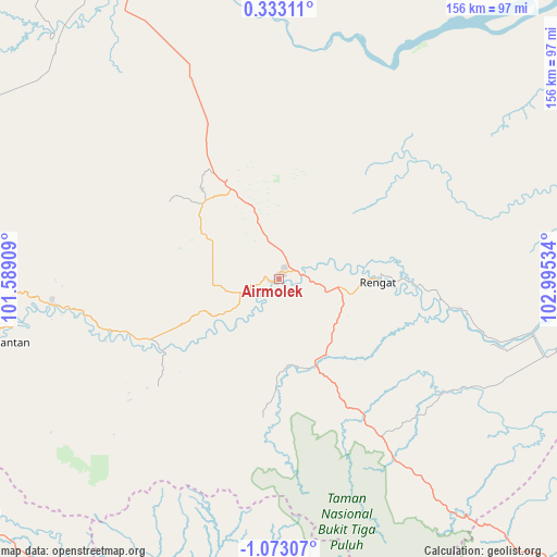 Airmolek on map