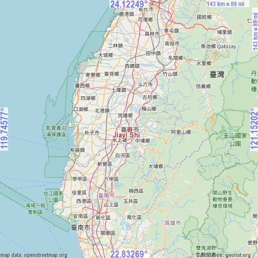 Jiayi Shi on map