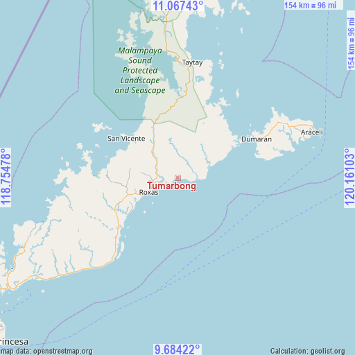 Tumarbong on map