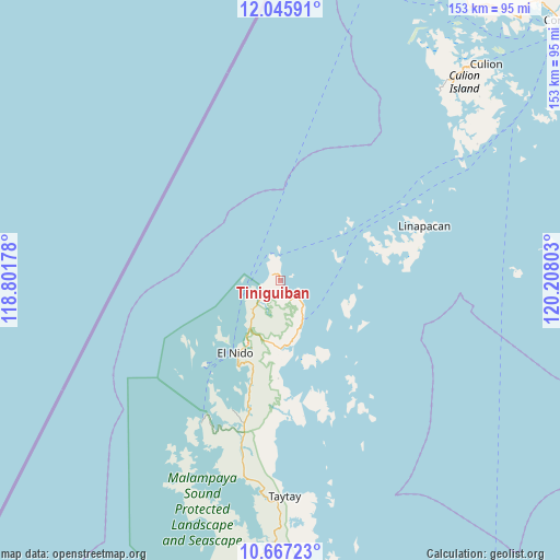 Tiniguiban on map