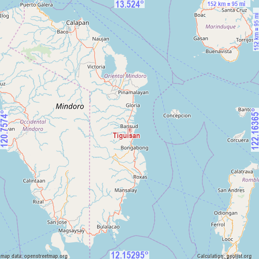 Tiguisan on map