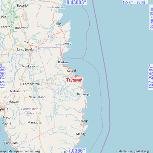 Taytayan on map