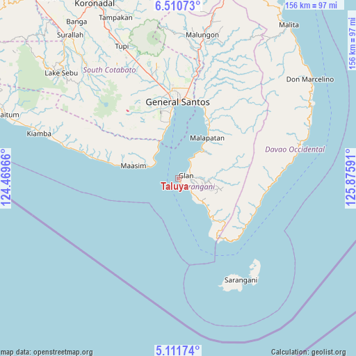 Taluya on map