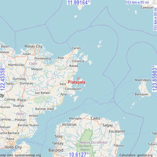 Platagata on map