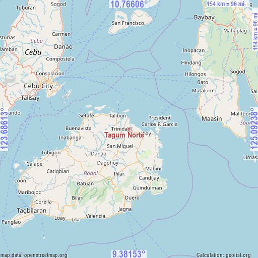 Tagum Norte on map