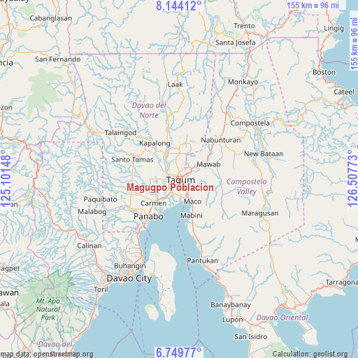 Magugpo Poblacion on map