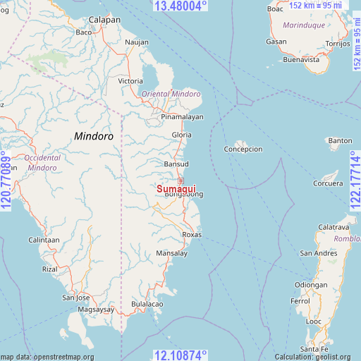 Sumagui on map