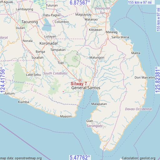 Silway 7 on map