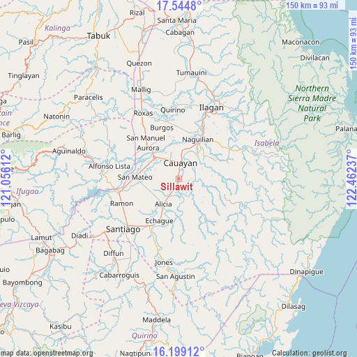 Sillawit on map