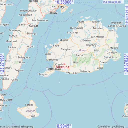 Sikatuna on map