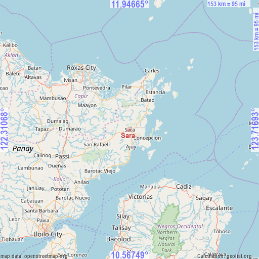 Sara on map