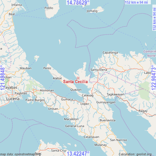 Santa Cecilia on map