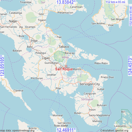 San Roque on map