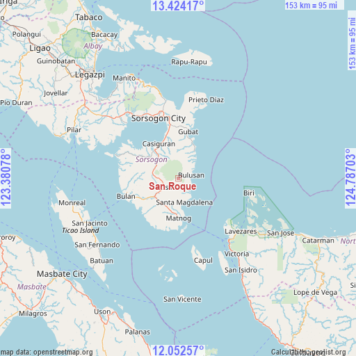 San Roque on map