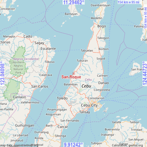 San Roque on map