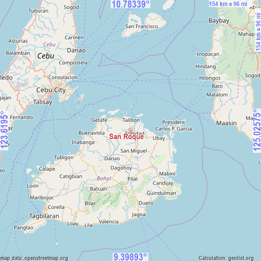 San Roque on map