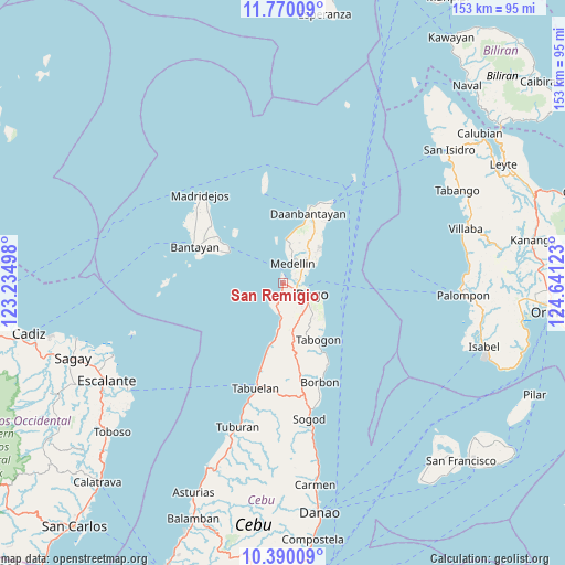 San Remigio on map