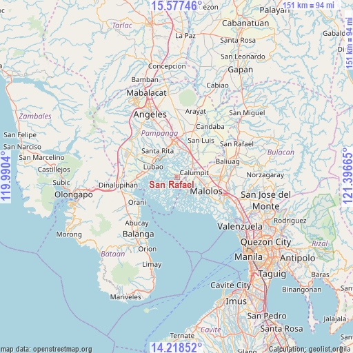 San Rafael on map