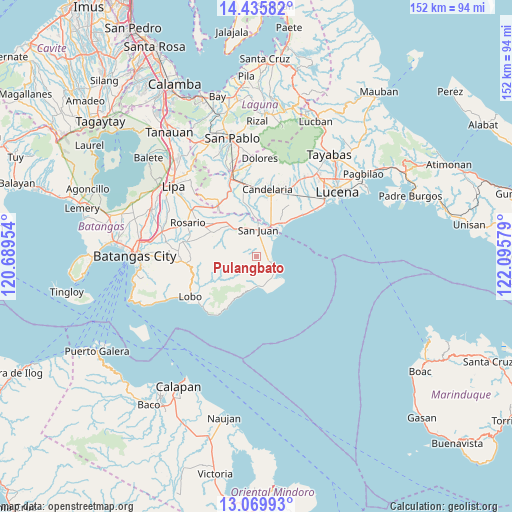 Pulangbato on map