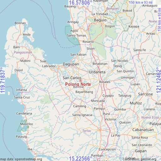 Polong Norte on map