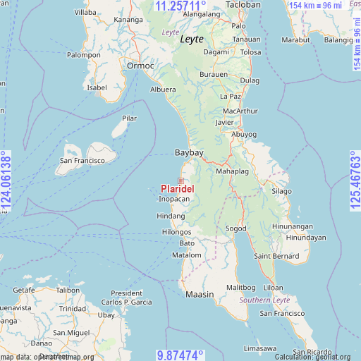 Plaridel on map