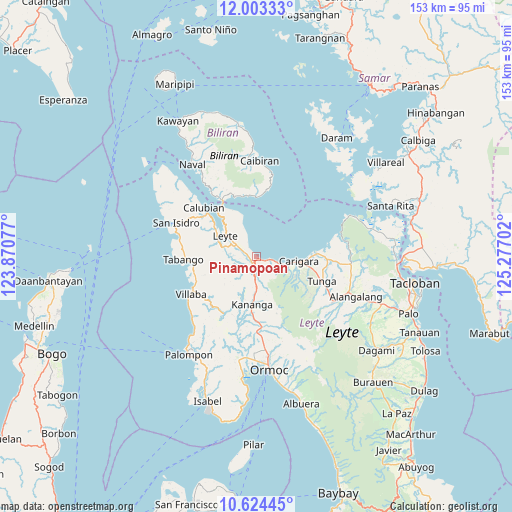 Pinamopoan on map