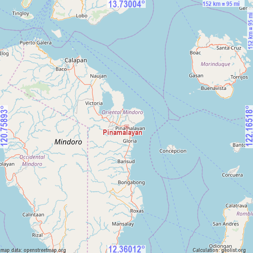 Pinamalayan on map